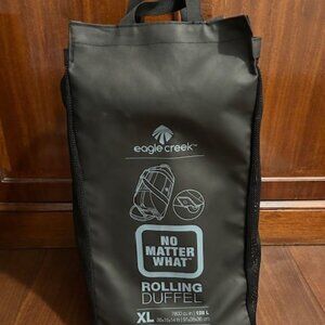 Eagle Creek "No Matter What" Black Rolling Duffle Bag XL with Wheels